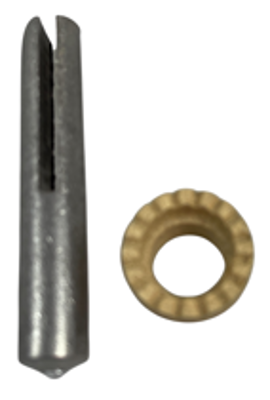 Slidset Stift Ø10x050, slidts 30 mm Matr. 1.4841