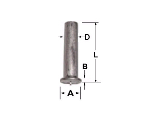 UT STIFT Ø6x55 Matr. MS63