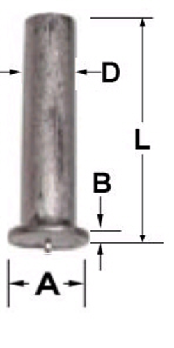 UT STIFT Ø6x10 Matr. MS63