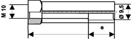 Bolteholder for slidsstift E15