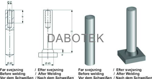 UD Stift Ø16X45 mm Matr. A2-50 efter EN ISO 13918