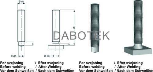 MD Threated Stud M5x65 mm Matr. 4.8 acc. EN ISO 13918 (MPF)